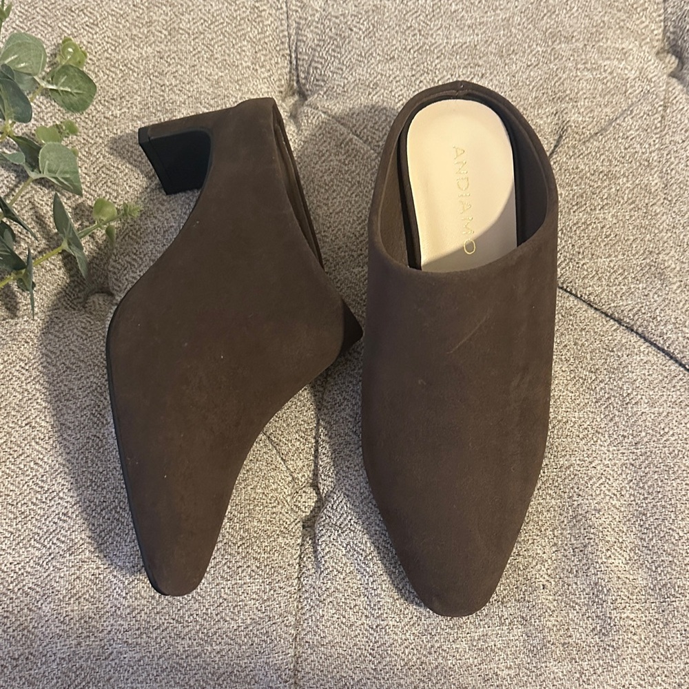 Elegant Brown Mules by Unknown Brand